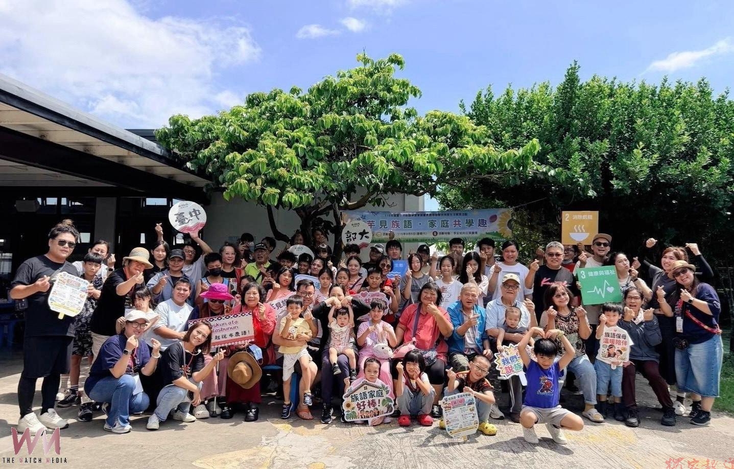 餐桌、花田都是族語教室 台中80名原民親子共學傳承文化 餐桌、花田都是族語教室 台中80名原民親子共學傳承文化
