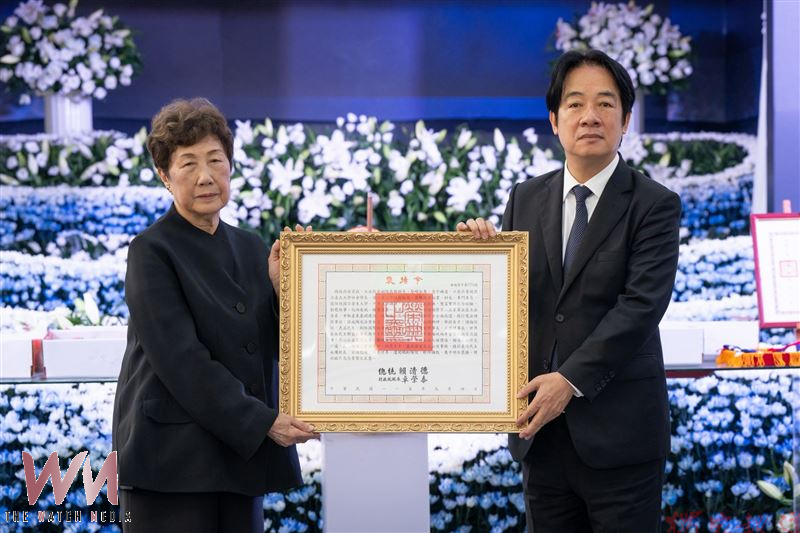 立法院前副院長饒穎奇告別式 賴清德親頒褒揚令:一生奉獻民主憲政 立法院前副院長饒穎奇告別式 賴清德親頒褒揚令:一生奉獻民主憲政