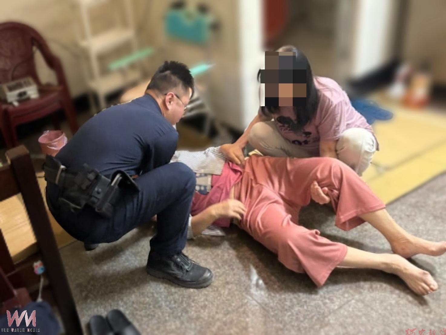 9旬嬤深夜摔倒驚魂 北港暖警即刻救援 9旬嬤深夜摔倒驚魂 北港暖警即刻救援