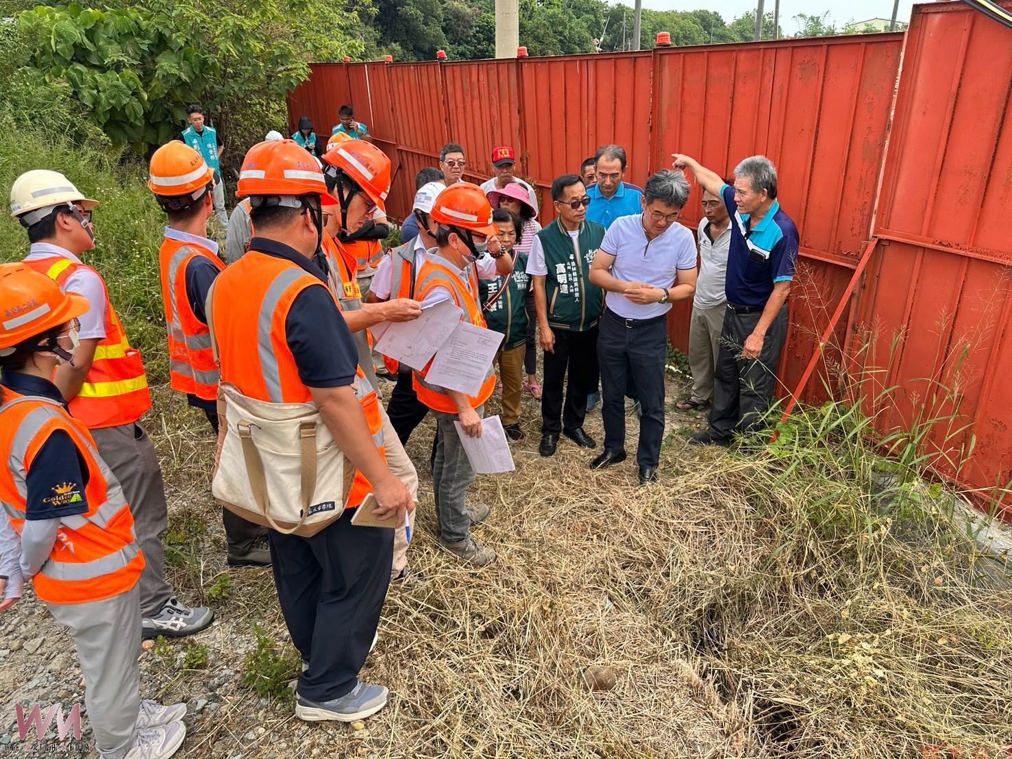 農民憂排水溝完工被拆 劉建國邀會勘三方達共識 農民憂排水溝完工被拆 劉建國邀會勘三方達共識