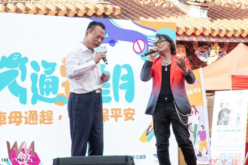 交通安全月 沈文程嗨唱宣導「騎車毋通趕、停讓保平安」 交通安全月 沈文程嗨唱宣導「騎車毋通趕、停讓保平安」