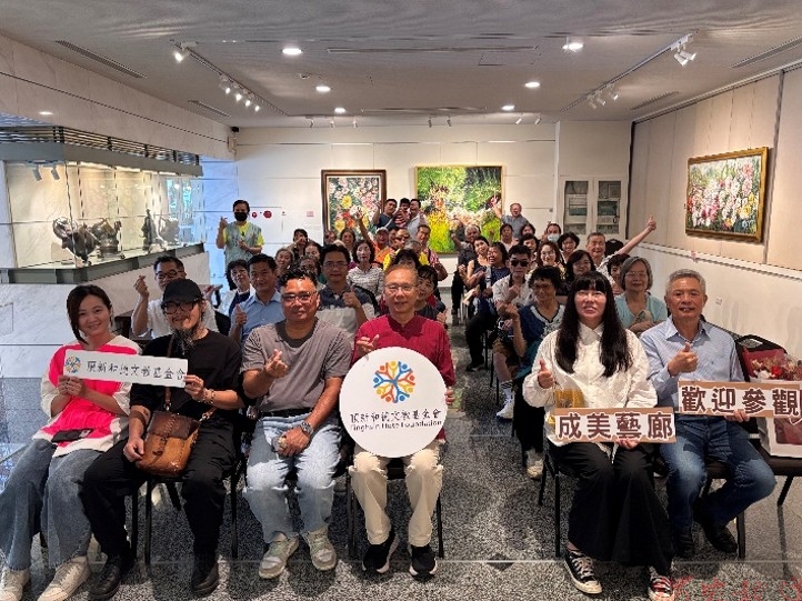 把人生化成油彩 劉白雪《生命,自然成姿》成美藝廊展出 把人生化成油彩 劉白雪《生命,自然成姿》成美藝廊展出