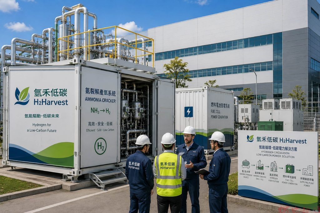 睿禾金碳串聯氫禾低碳與產業夥伴 推動氫能發電技術助高用電產業轉型 睿禾金碳串聯氫禾低碳與產業夥伴 推動氫能發電技術助高用電產業轉型