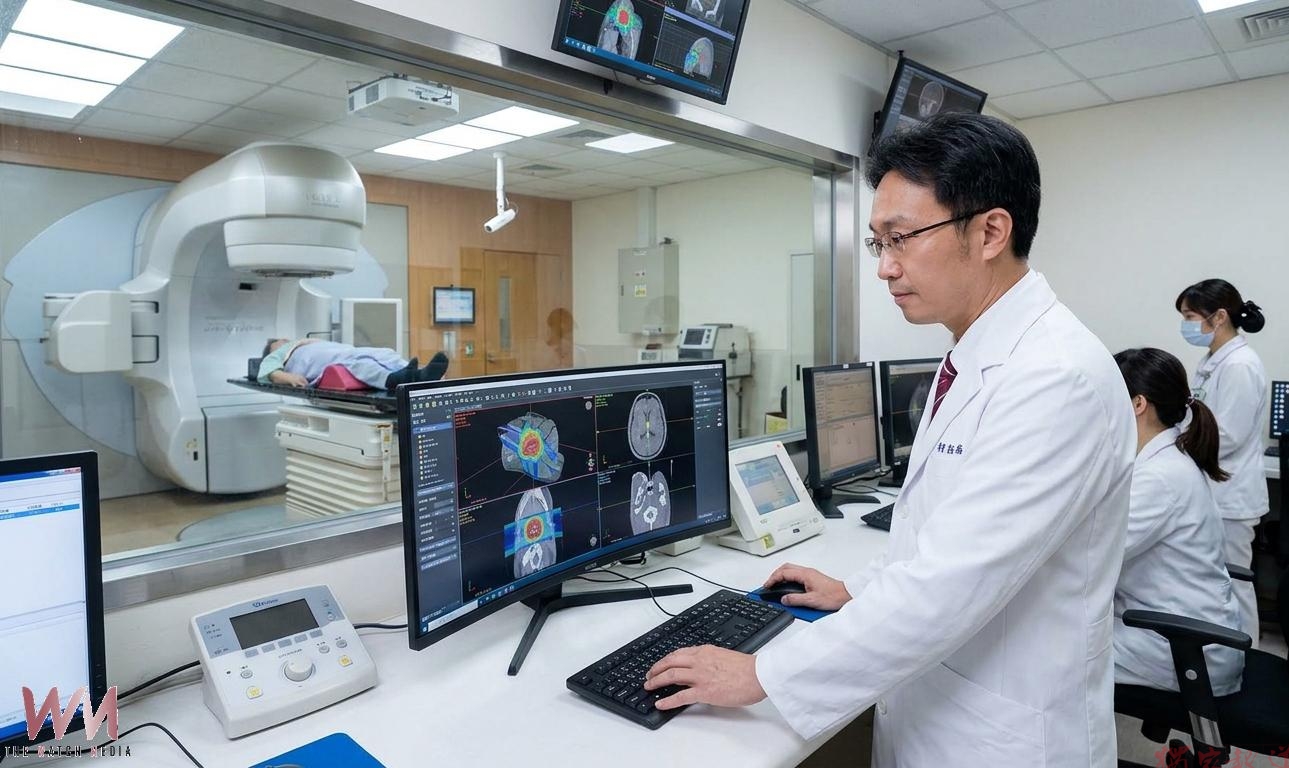 腫瘤會跟著呼吸跑 嘉基高精準放療鎖定會動的癌細胞 腫瘤會跟著呼吸跑 嘉基高精準放療鎖定會動的癌細胞