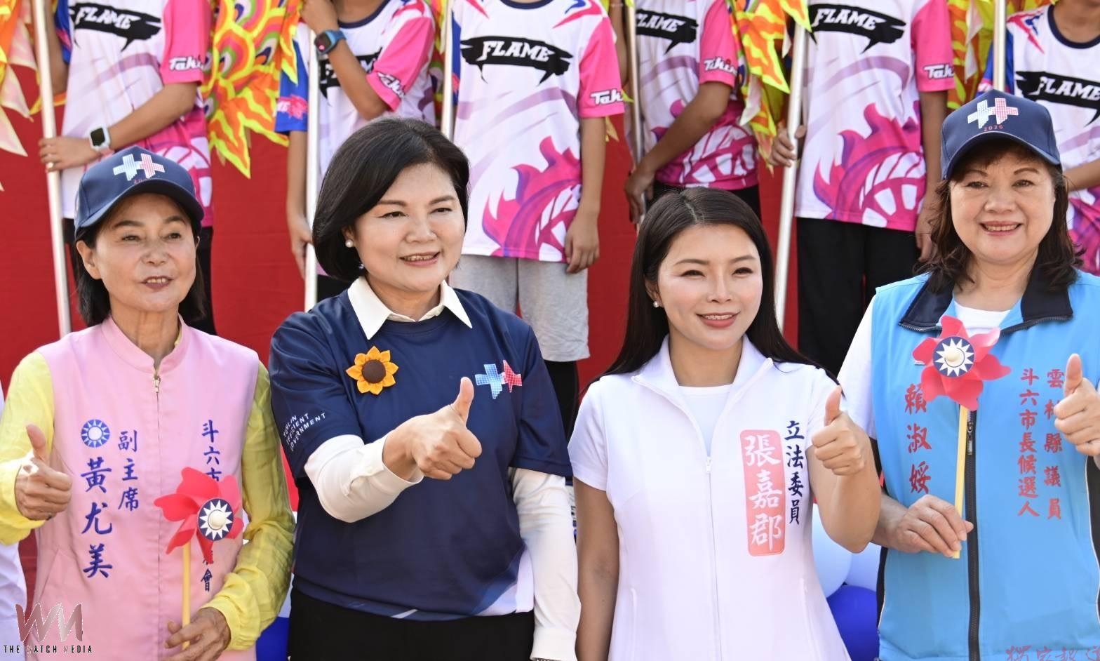 張嘉郡與張麗善同慶雙十升旗健走 盼雲林迎高科技產業留住年輕人 張嘉郡與張麗善同慶雙十升旗健走 盼雲林迎高科技產業留住年輕人