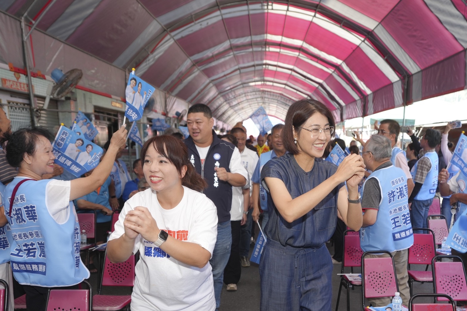 「魚池女兒」許淑華、王若嵐聯合競總部成立縣鄉攜手同行拚建設、觀光、農業全面升級 「魚池女兒」許淑華、王若嵐聯合競總部成立縣鄉攜手同行拚建設、觀光、農業全面升級