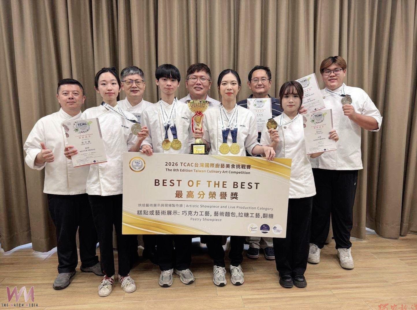 烘焙藝術實力獲肯定 中臺科大食科系勇奪TCAC國際廚藝競賽3金2銀 烘焙藝術實力獲肯定 中臺科大食科系勇奪TCAC國際廚藝競賽3金2銀