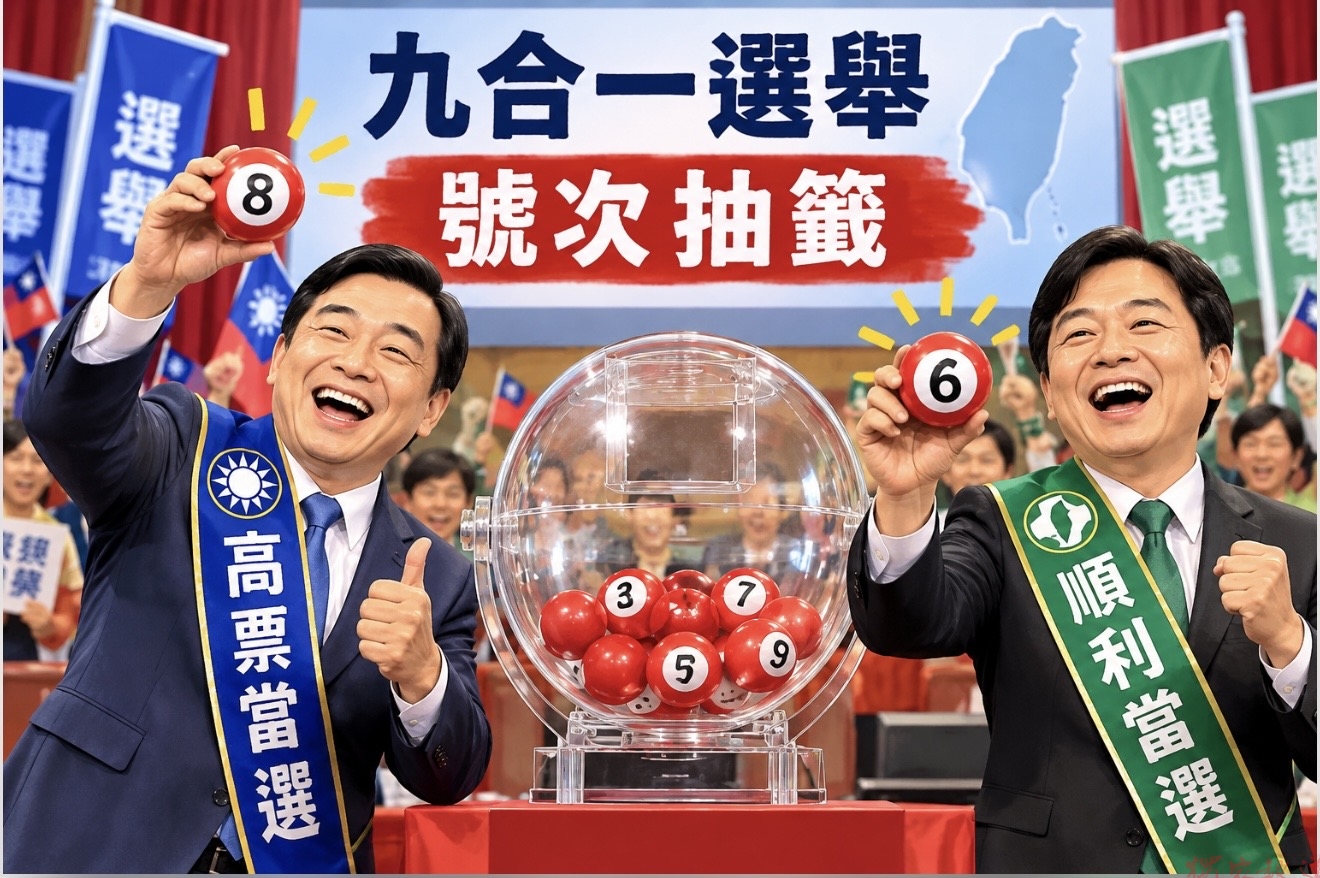 九合一選舉明天抽號次!候選人吉祥話創意大比拚 九合一選舉明天抽號次!候選人吉祥話創意大比拚