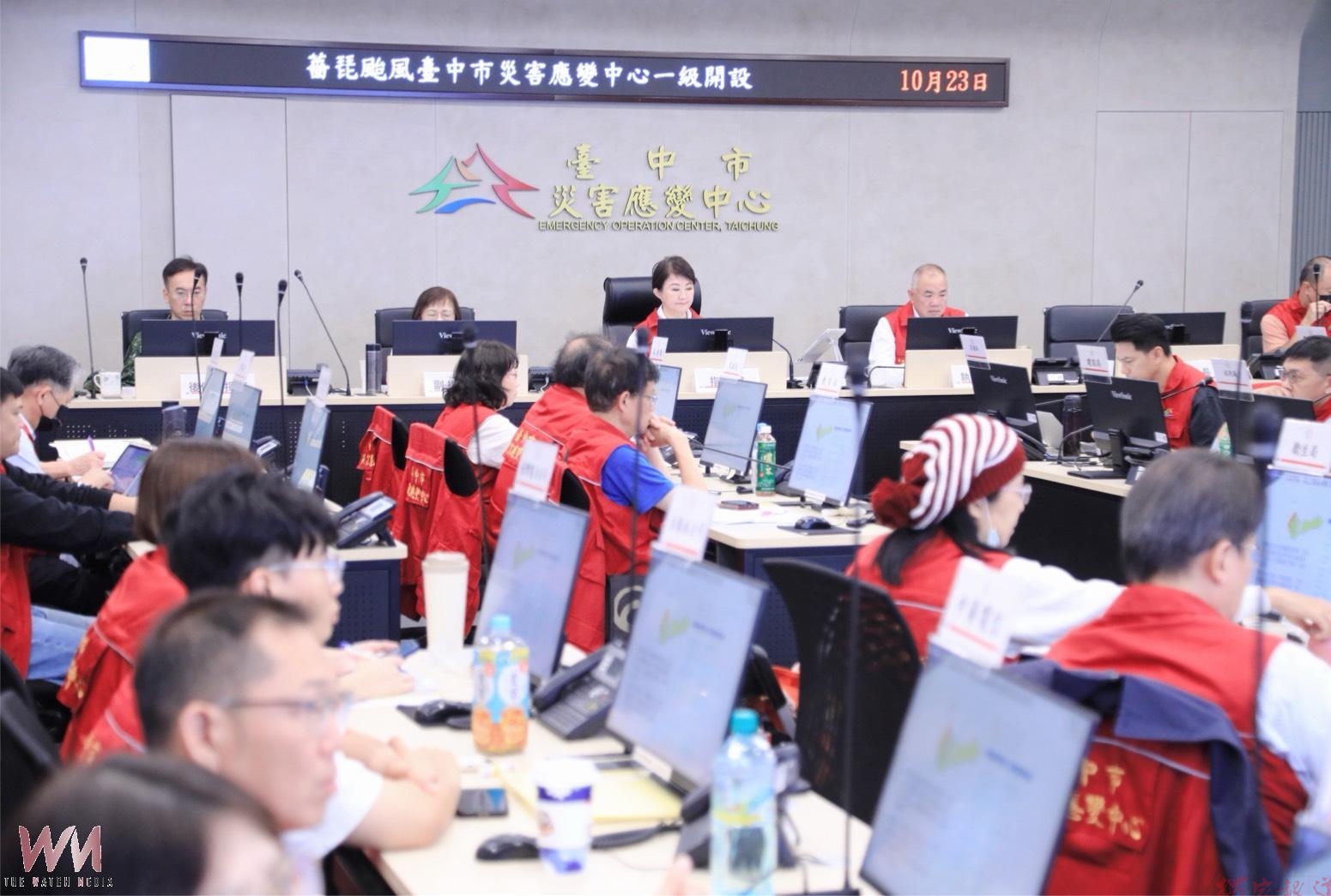 薔琵颱風來襲中市一級開設 盧秀燕籲慎防強風豪雨、勿信假訊息 薔琵颱風來襲中市一級開設 盧秀燕籲慎防強風豪雨、勿信假訊息