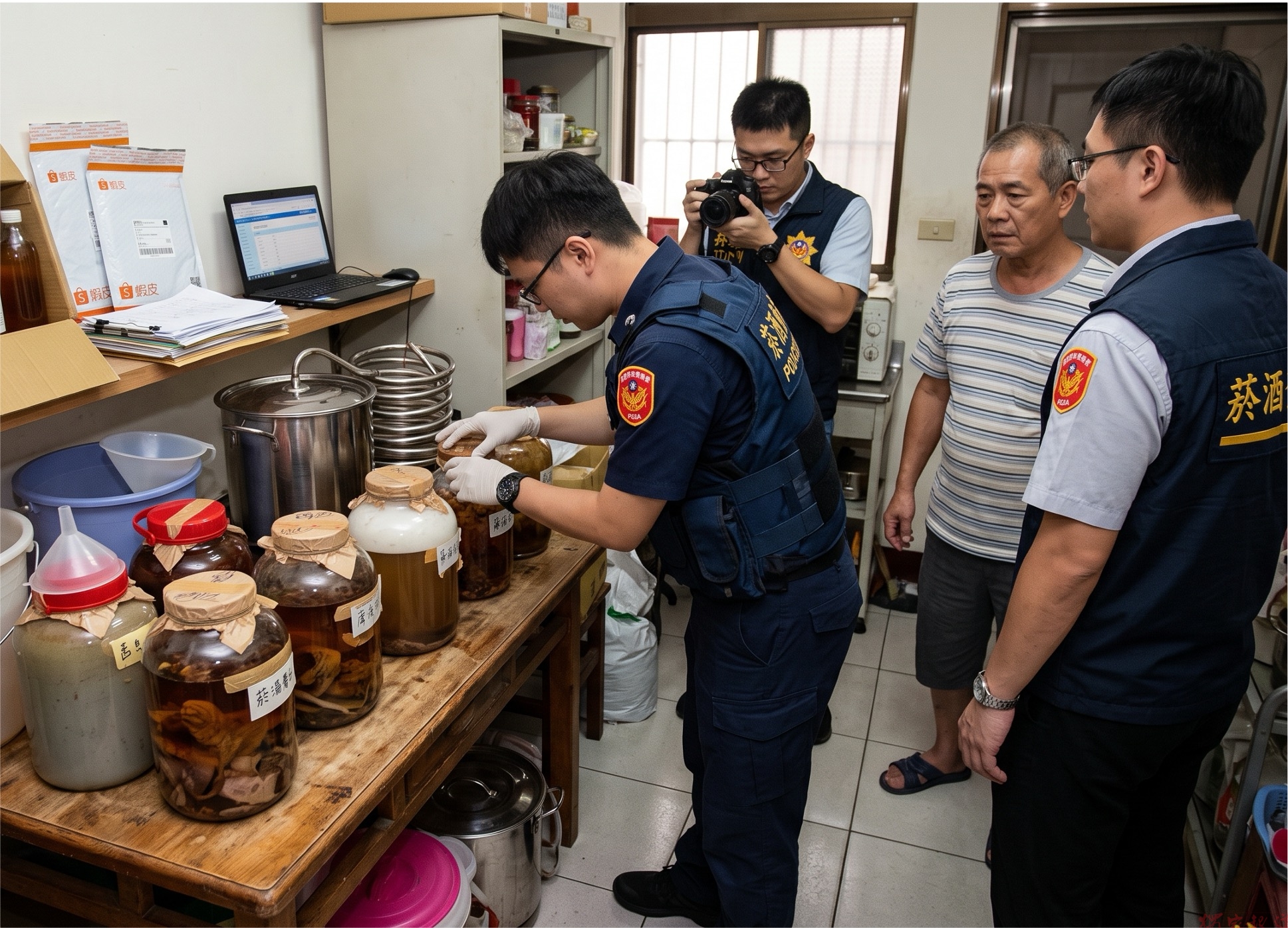 自製菸酒別觸法!限自用且有數量上限(菸5公斤、酒100公升以內),切勿販售 自製菸酒別觸法!限自用且有數量上限(菸5公斤、酒100公升以內),切勿販售