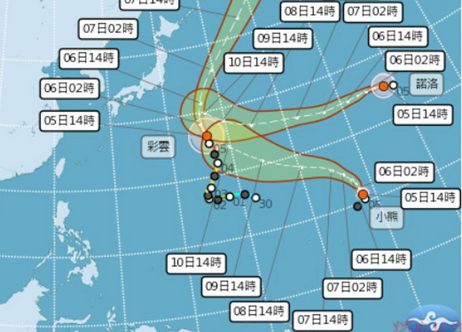 20261005強颱+中颱+輕颱齊共舞 太平洋不太平 20261005強颱+中颱+輕颱齊共舞 太平洋不太平