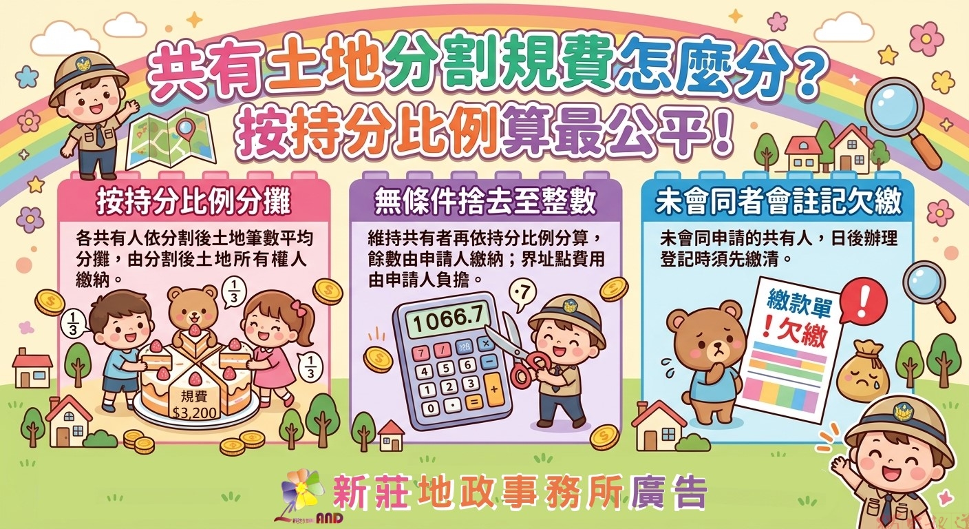 不動產糾紛調處後 申辦土地分割複丈費怎麼算? 不動產糾紛調處後 申辦土地分割複丈費怎麼算?