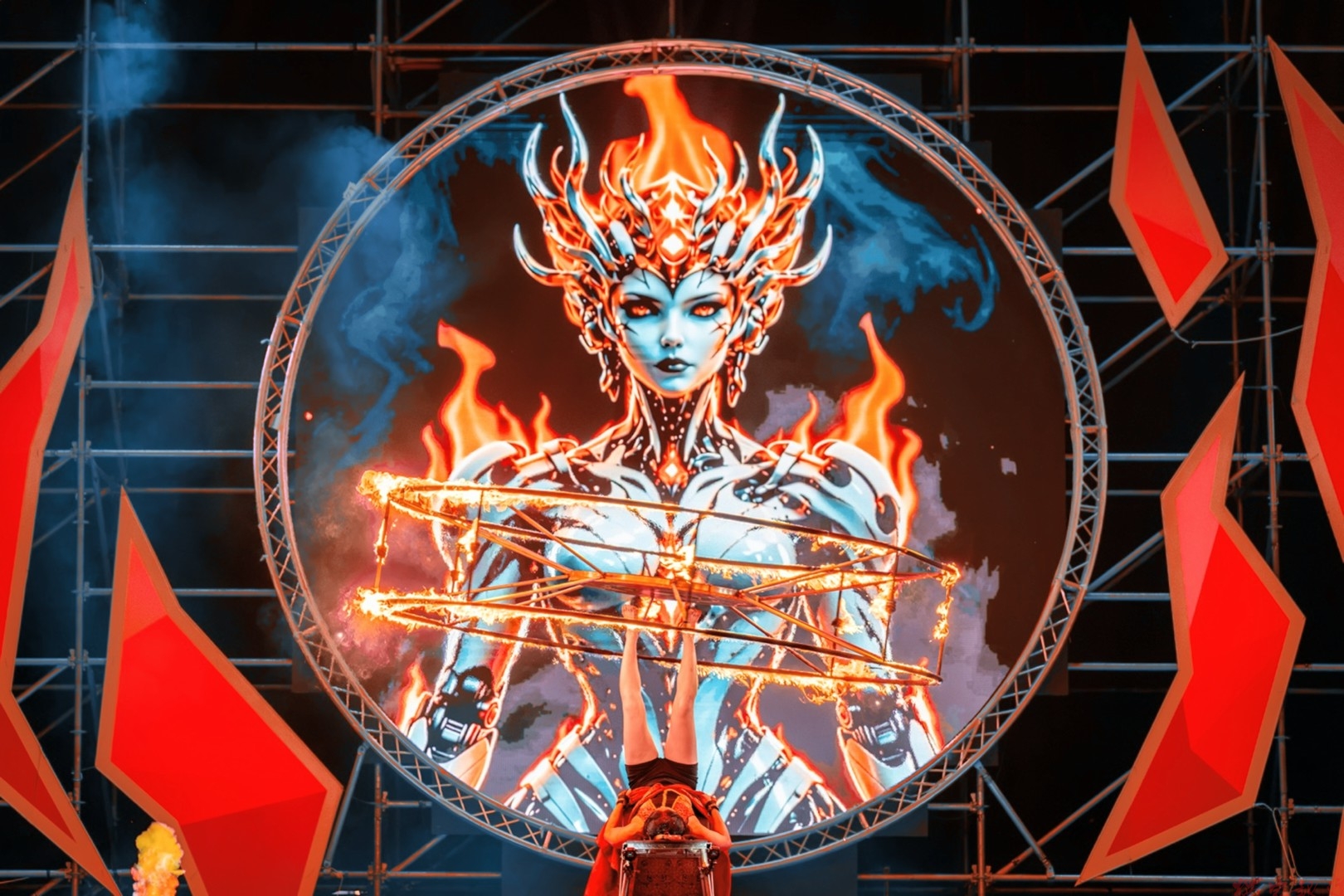 2026火神祭震撼台南!巨型3D女火神降臨好神創造打造媲美國際電音節的舞台視覺 2026火神祭震撼台南!巨型3D女火神降臨好神創造打造媲美國際電音節的舞台視覺