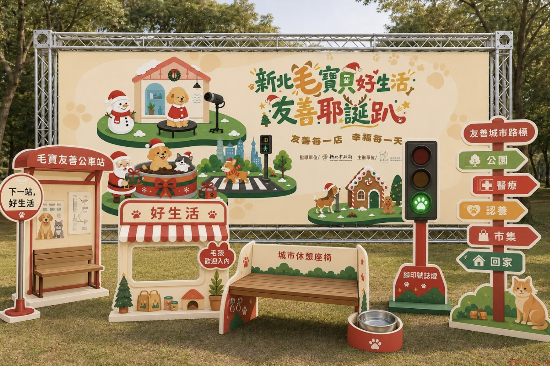新北市動保處規劃毛寶貝好生活友善耶誕趴 迷宮障礙賽開放網路報名 新北市動保處規劃毛寶貝好生活友善耶誕趴 迷宮障礙賽開放網路報名