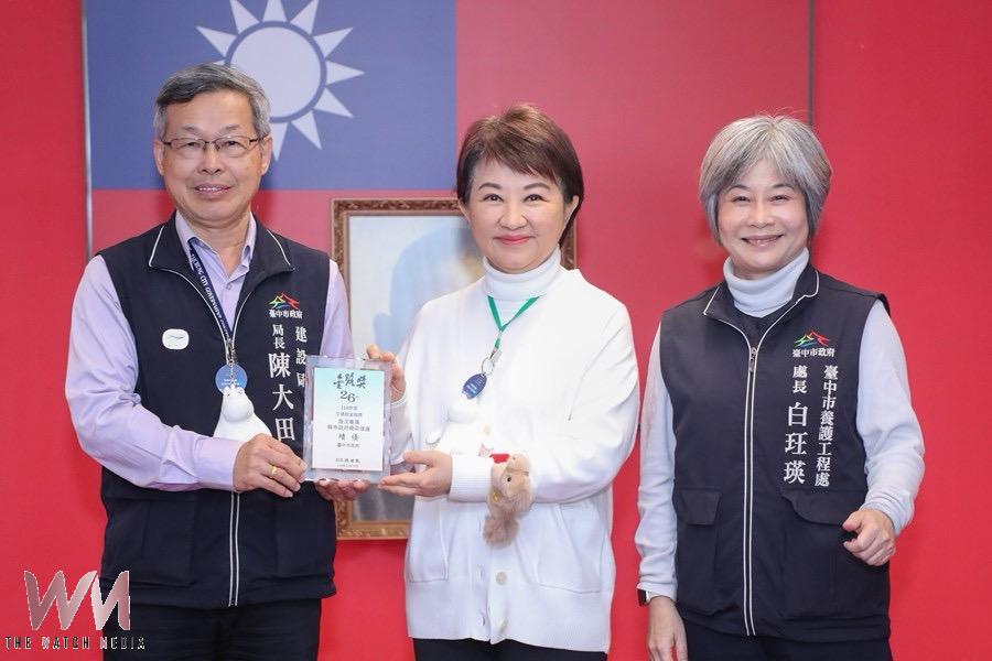 卓越成果六都第一　台中市再締「金路獎」佳績 建設局獻獎共享榮耀