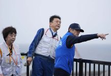 韓記者質問原能總署代表「是否收日本錢」,韓政府則極力鼓吹民眾安心 圖/環球時報