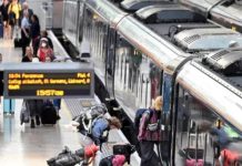 英國鐵路爭薪罷工行動 觸動歐洲航空大亂