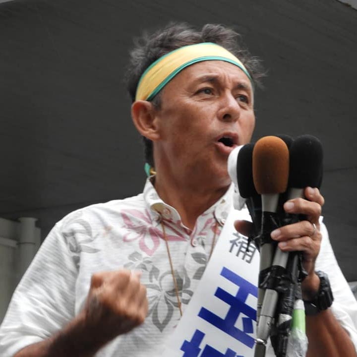 沖繩縣知事玉城鄧尼拒絕接受日本政府的「勸告」。圖/取自Denny Tamaki臉書