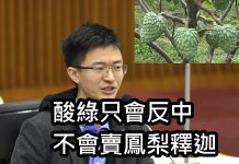 只會反中不會賣鳳梨釋迦!侯漢廷1圖酸爆:還要讓這黨執政?