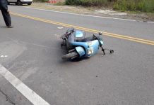 台6線竹木明隧道前騎士自摔 送醫後不治 圖/苗栗縣政府提供