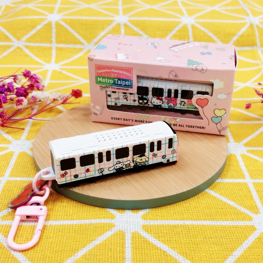 Hello Kitty彩繪列車化身立體悠遊卡 會「說話」的悠遊卡開賣！