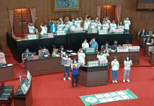 抗議防疫失職 國民黨團占領主席台杯葛蘇貞昌施政報告