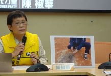 陳椒華指學甲壘球場是工程弊案 呼籲檢調徹查 圖/時代力量提供