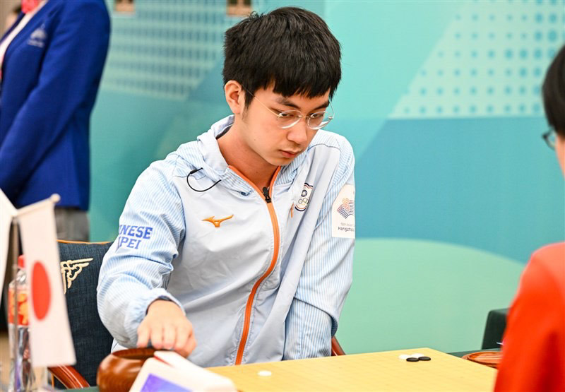 許皓鋐拿下亞運圍棋金牌，為中華隊添金。（中華奧會提供）