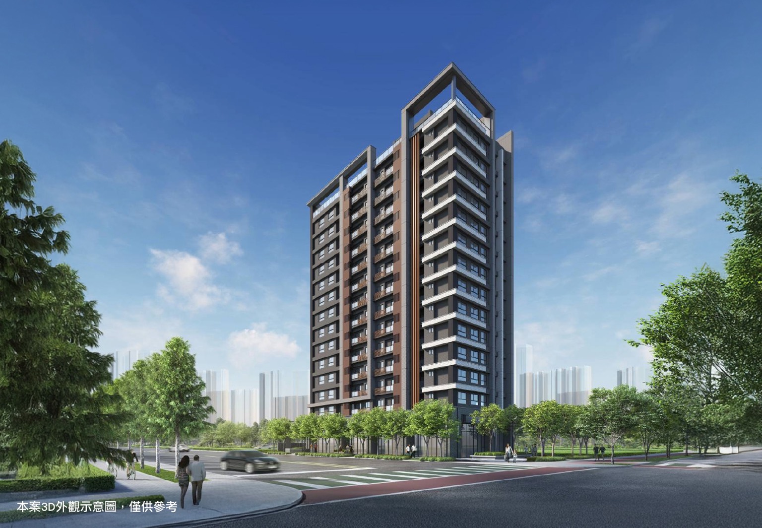 一窗一景森呼吸 城市難得完整綠視野。( 圖 / 業者提供 )