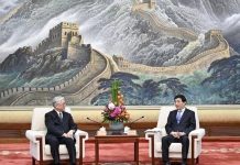 夏立言會見中共中央政治局常委王滬寧 國民黨強調對話促進民生福祉 圖/國民黨文傳會