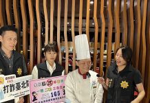 阿基師化身北市防詐大使 與北投警雙嬌齊獻聲防詐騙 圖/台北市政府提供