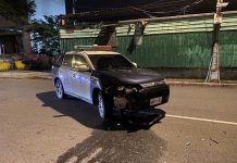 男子不服取締衝撞警車 勇警追逐百米及時制伏 圖/台北市政府提供