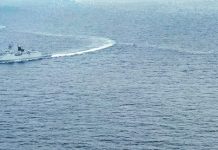 賴清德明出訪過境美國 大陸宣布在東海軍演3天 「中國軍網」8日公布中共海軍近期演習畫面。圖/取自中國軍網