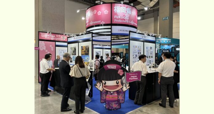 福岡縣將參加9月10日至12日的台北南港展覽館「SEMICON Taiwan」向全球展現福岡縣在半導體產業鏈中的獨特優勢與巨大潛力。福岡縣/提供