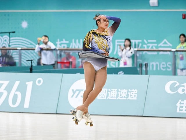 「杭州亞運」厲害18金 女子滑輪溜冰花式洪筱晴奪金、張緻如抱銅