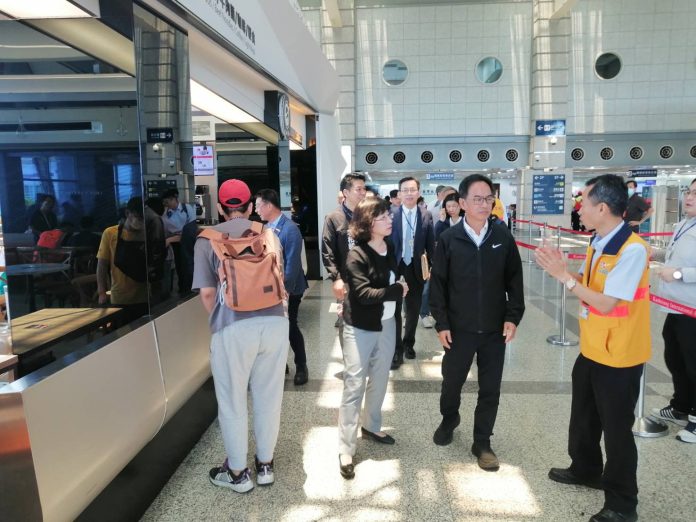 交委會考察高雄機場 圖/台北市政府提供