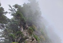 干卓萬十八連峰山友墜亡 今吊掛遺體下山 干卓萬十八連峰山友墜亡 今吊掛遺體下山