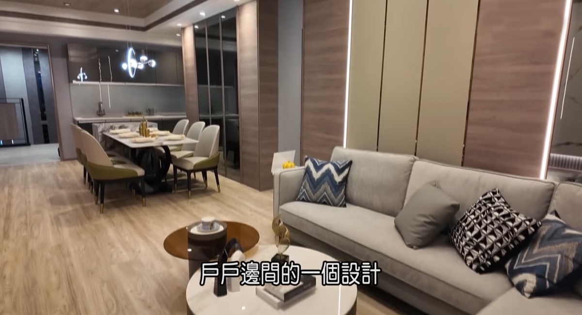 「星峰匯」採用高品質建材與精緻設計,強調通風採光與隱私性。客廳與餐廳空間,採用德國品牌太格木地板與隔音墊,提供靜謐舒適的居住環境。