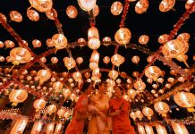 未見陸客潮回歸 東南亞觀光復甦恐要等到2025 曼谷商場槍擊事件重創泰國觀光。圖為曼谷附近的北欖府今年1月舉辦的燈籠節。取自新華社