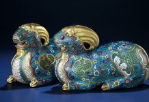 銅胎掐絲琺瑯彩 景泰藍在古董藝術市場上異軍突起