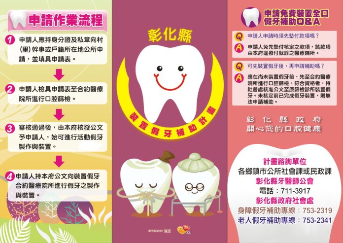 老人假牙補助疑額外收費 請民眾檢舉違規診所