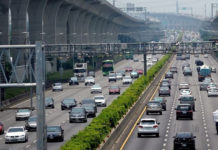 除夕國道以南下車流居多 平常的1.03倍